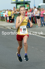 Girls under-15s 2021 Northern 6 and 4 Stage and Young Athletes Road Relays, Redcar. Photo: David T. Hewitson/Sports for All Pics
